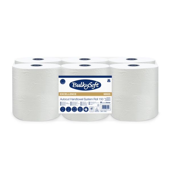 BulkySoft Rollenhandtuch 3-lagig   150Lfm x 19.5cm, Membran Plus Light, weiss