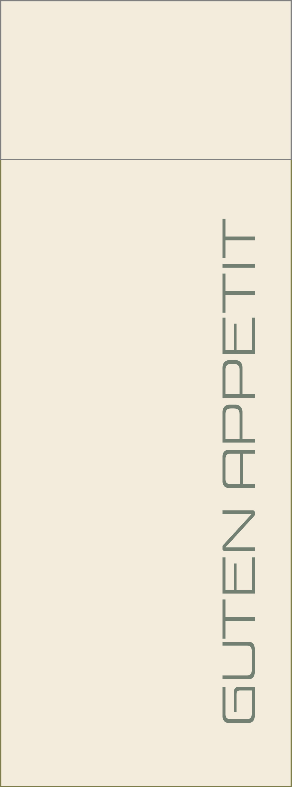 Mank Pocket-Fold-Napkins Softpoint 1/8 Falz, 40 x 33 cm, Guten Appetit