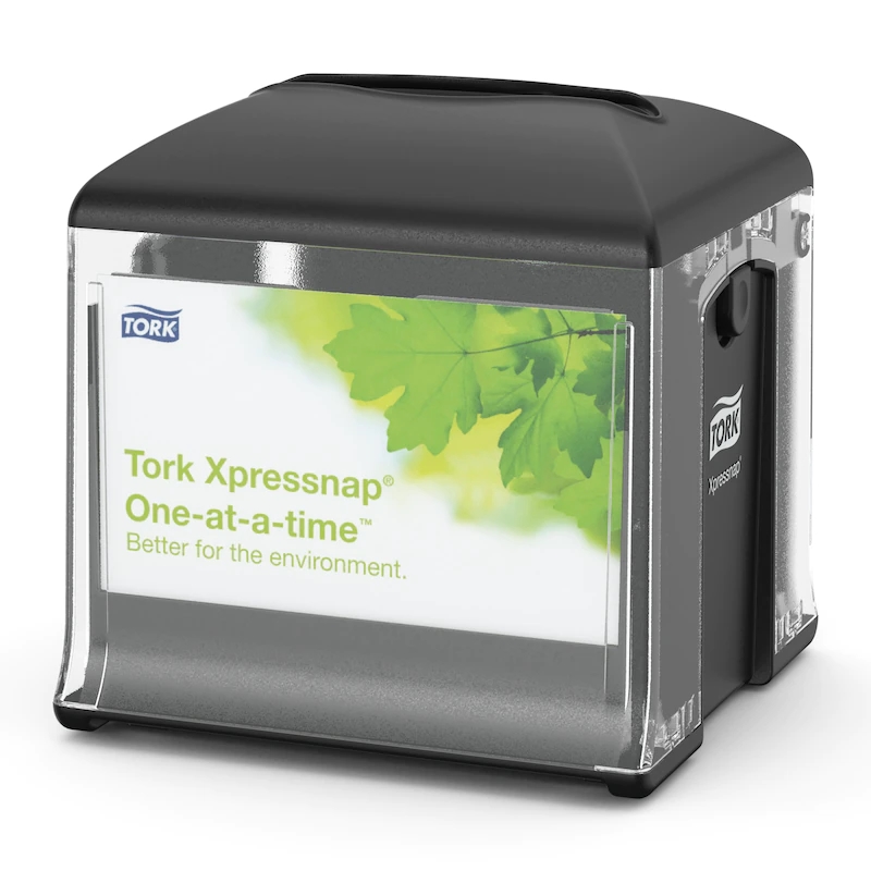 Tork Xpressnap Tischspender System N10, Kunststoff, schwarz