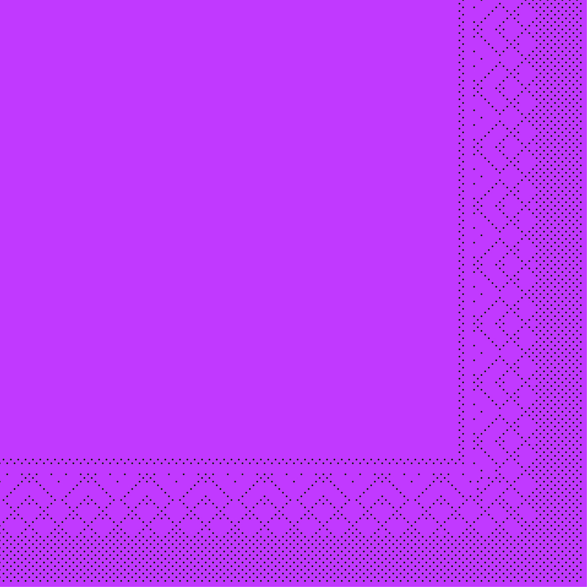 Mank Serviette 3-lagig, Tissue 1/4 Falz, 33 x 33 cm, Basic violett