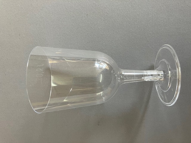 Weinglas 2-teilig mit Fuss 2.00dl geeicht PS stabil, glasklar/Fuss glasklar (001190)