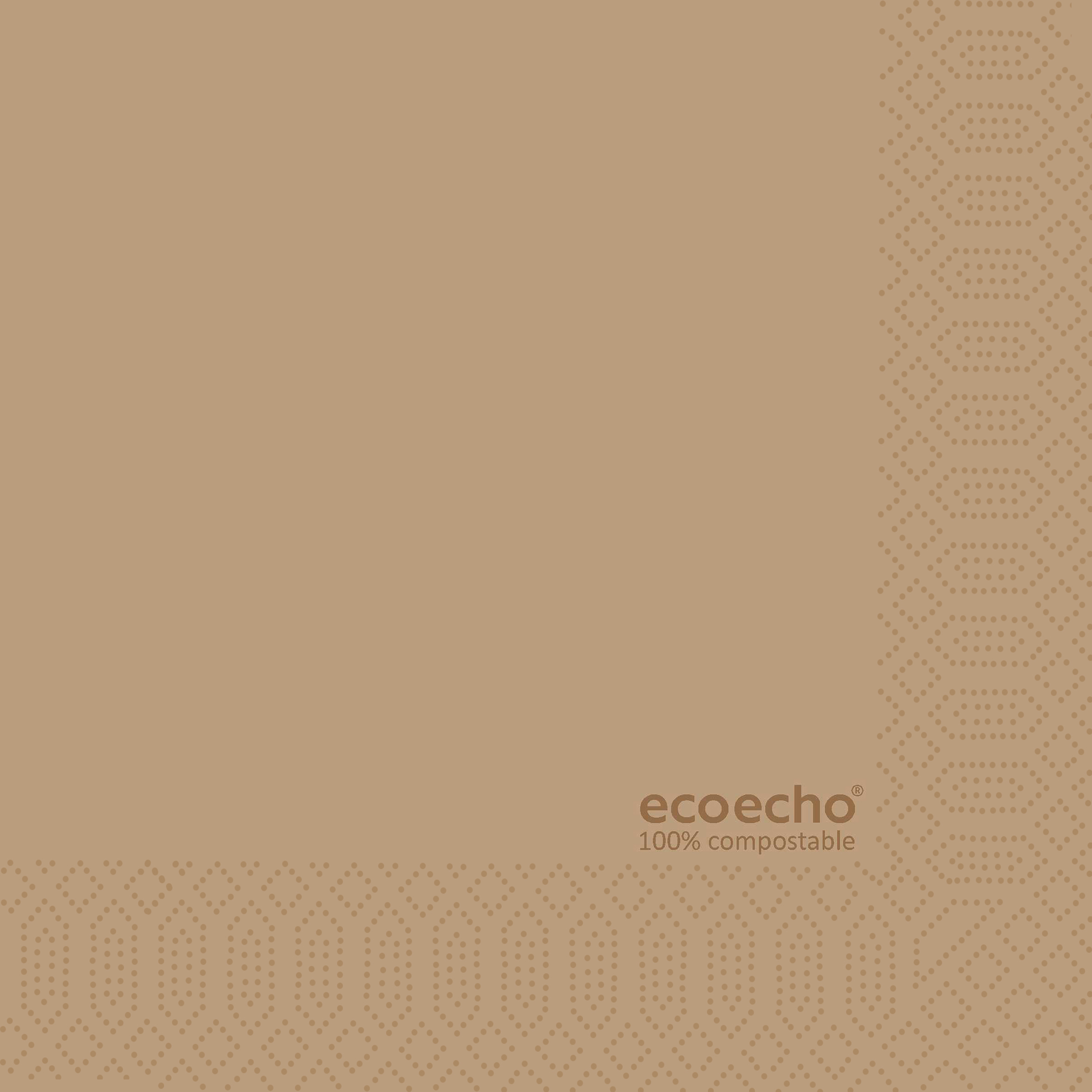 Zelltuchservietten 1/4 Falz, 24 x 24 cm, EcoEcho