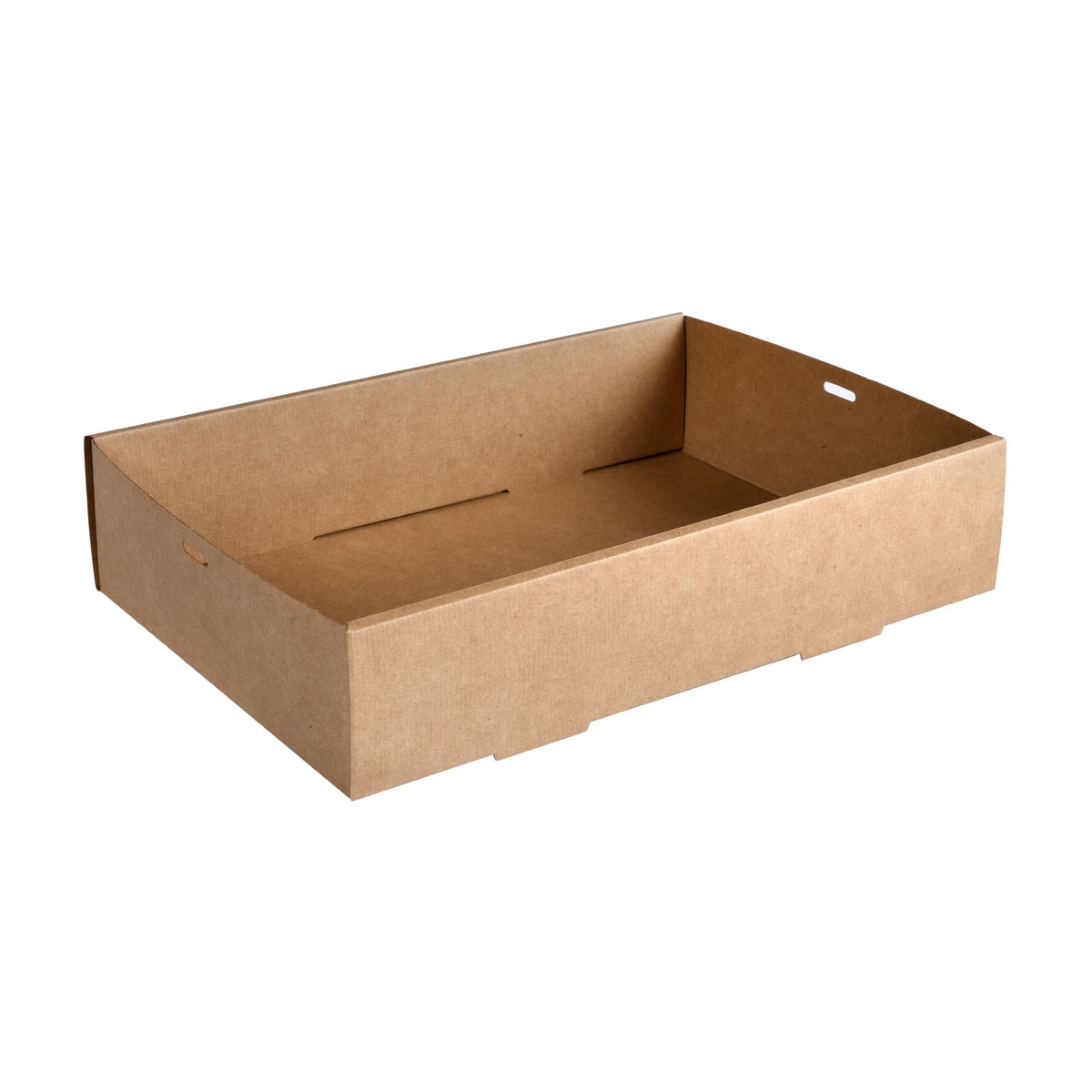 Catering-Tray Cardboard / PLA braun, Medium braun