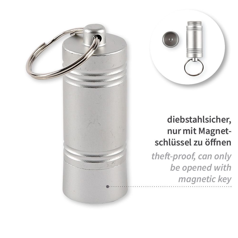 Wandhaltuerung für Flasche Squeeze Kunststoff, weiss