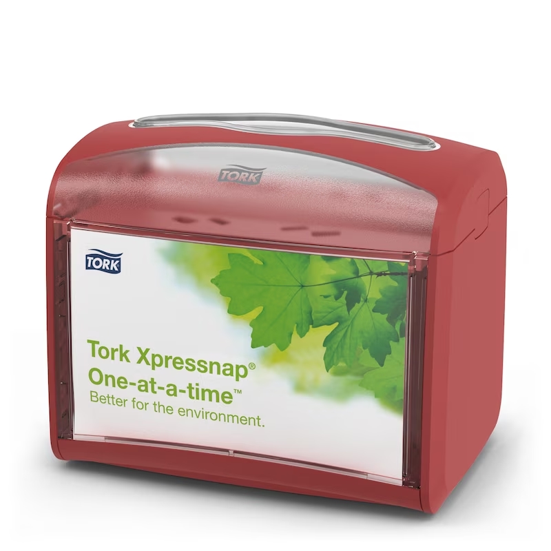 Tork Xpressnap Tischspender System N4, Kunststoff, rot