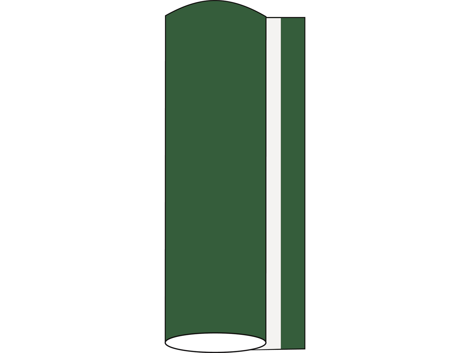 Mank Tischdeckrolle Linclass 1,20 x 40 m, Basic dunkelgrün