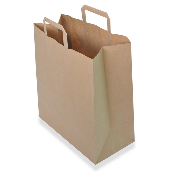 Papiertragtasche, 39x32 +16cm braun (333245)