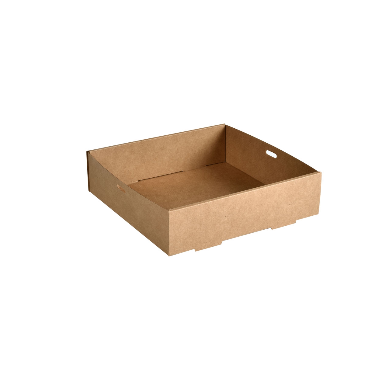 Catering-Tray Cardboard / PLA braun, Small braun