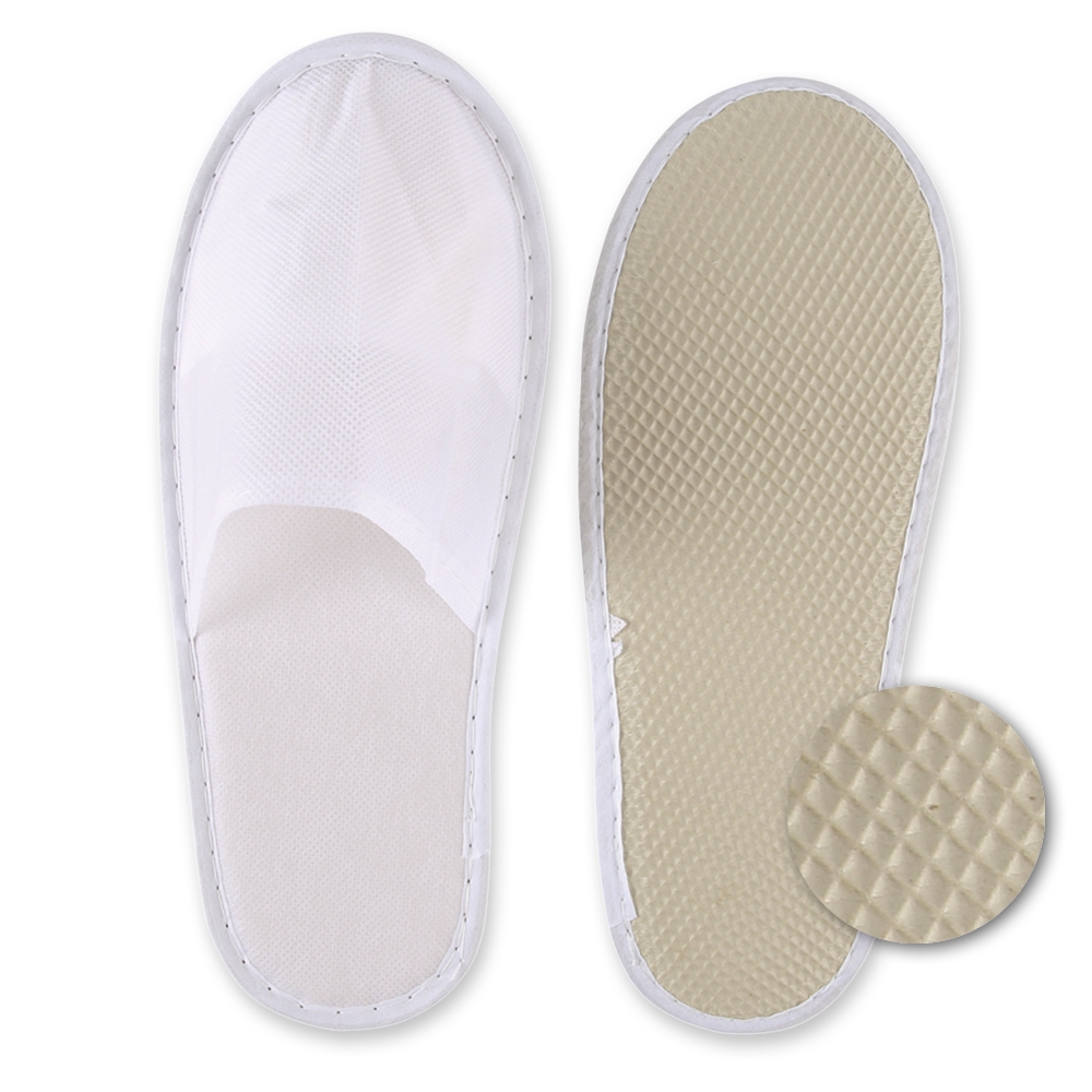 Einweg-Slipper Schuhe, weiss Obermat. PP, 28cm lang, leichte Qualität