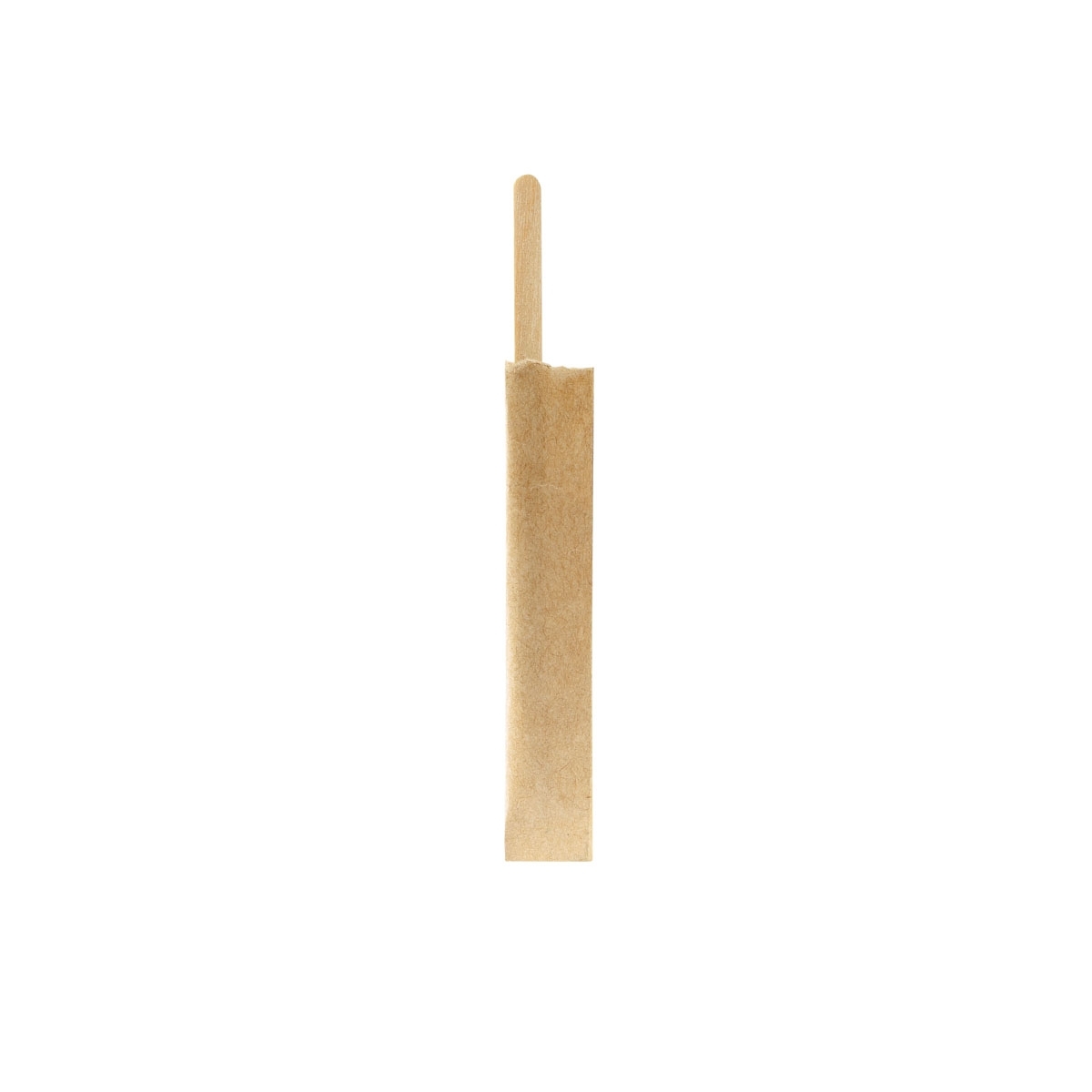 Holzrührstäbchen, einzeln verpackt 110mm, Holz Natural
