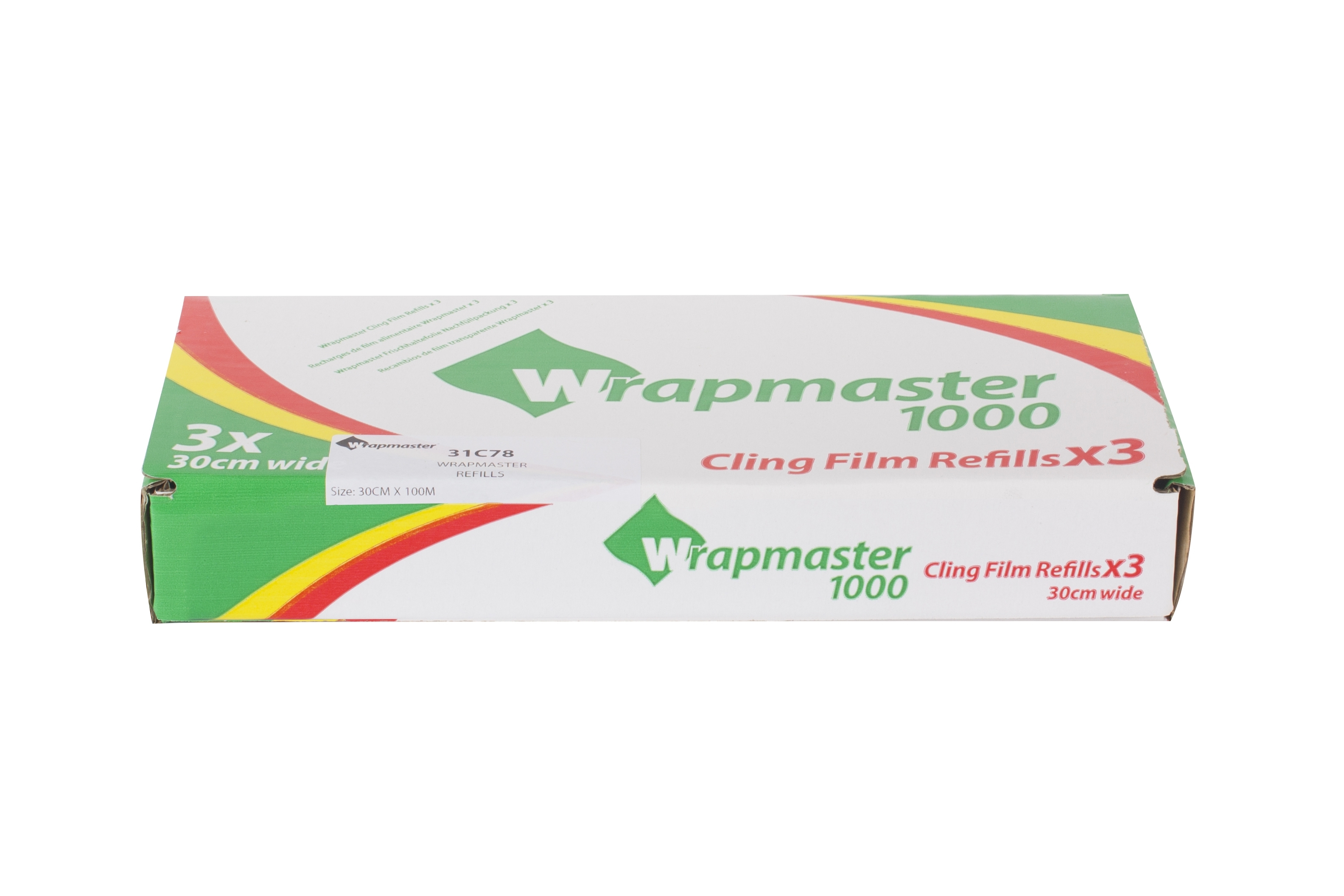 Frischhaltefolie Wrapmaster 1000  PVC, 30.00cm x 100m, transparent (31C78)