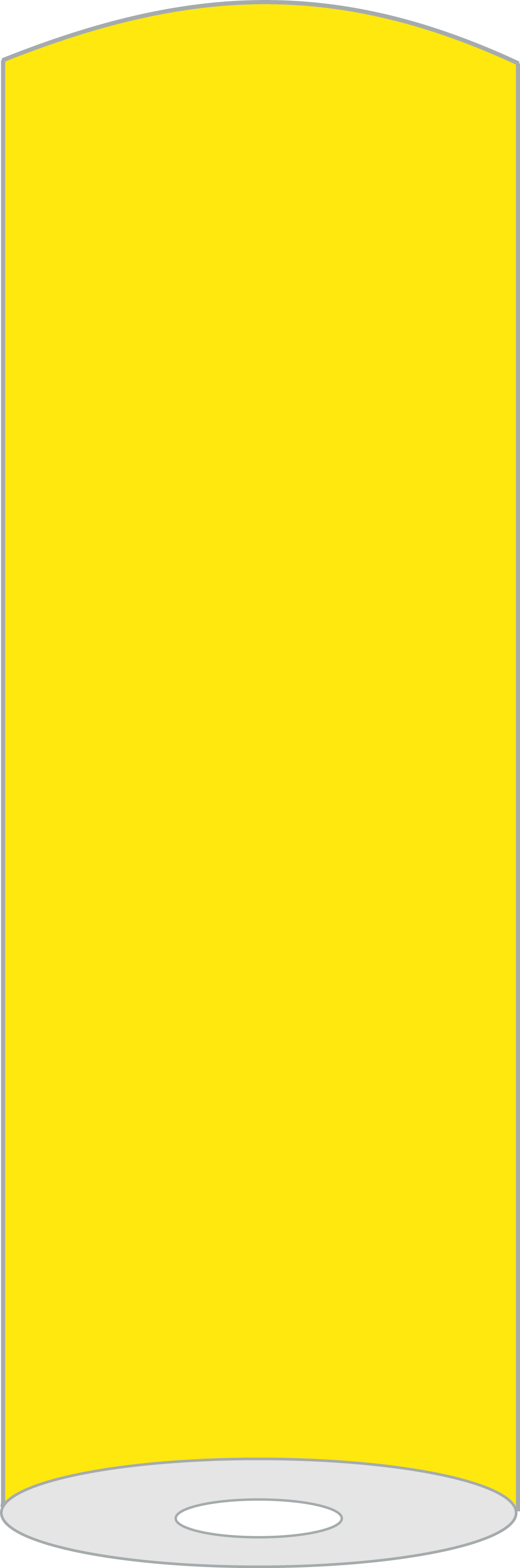 Mank Tischdeckrolle Linclass 1,20 x 25 m, Basic gelb