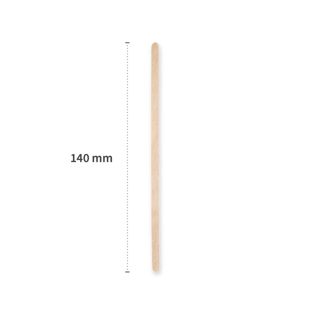 Rührstäbchen, 14x0.5cm, Holz braun (12000040)