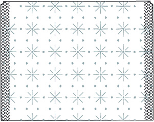 Mank Eierwärmer 9-lagig, Tissue 105 x 82 mm, Basic weiss   (Stars+Points)