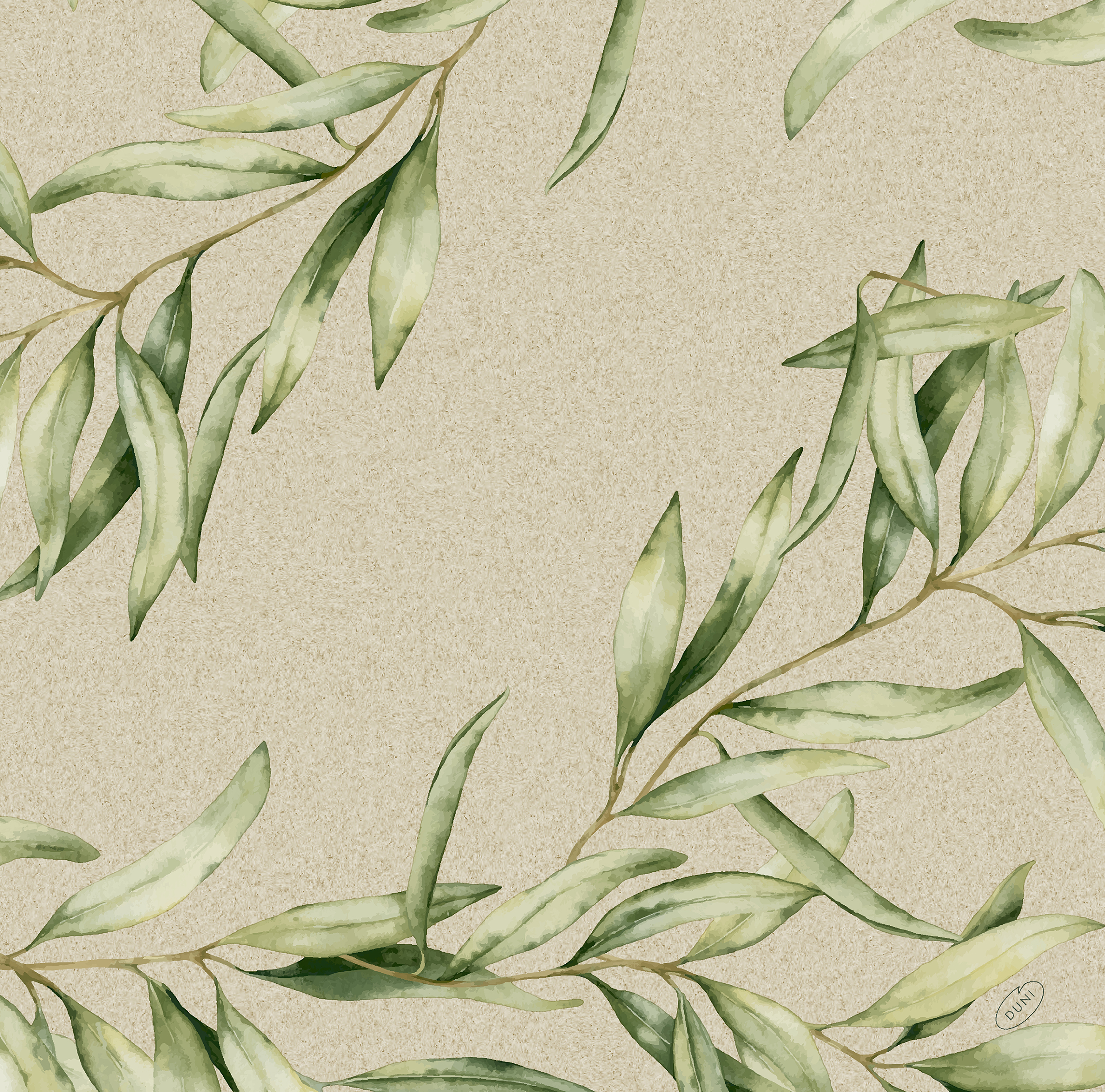 Dunisoft-Servietten 1/4 Falz, 40 x 40 cm, Foliage