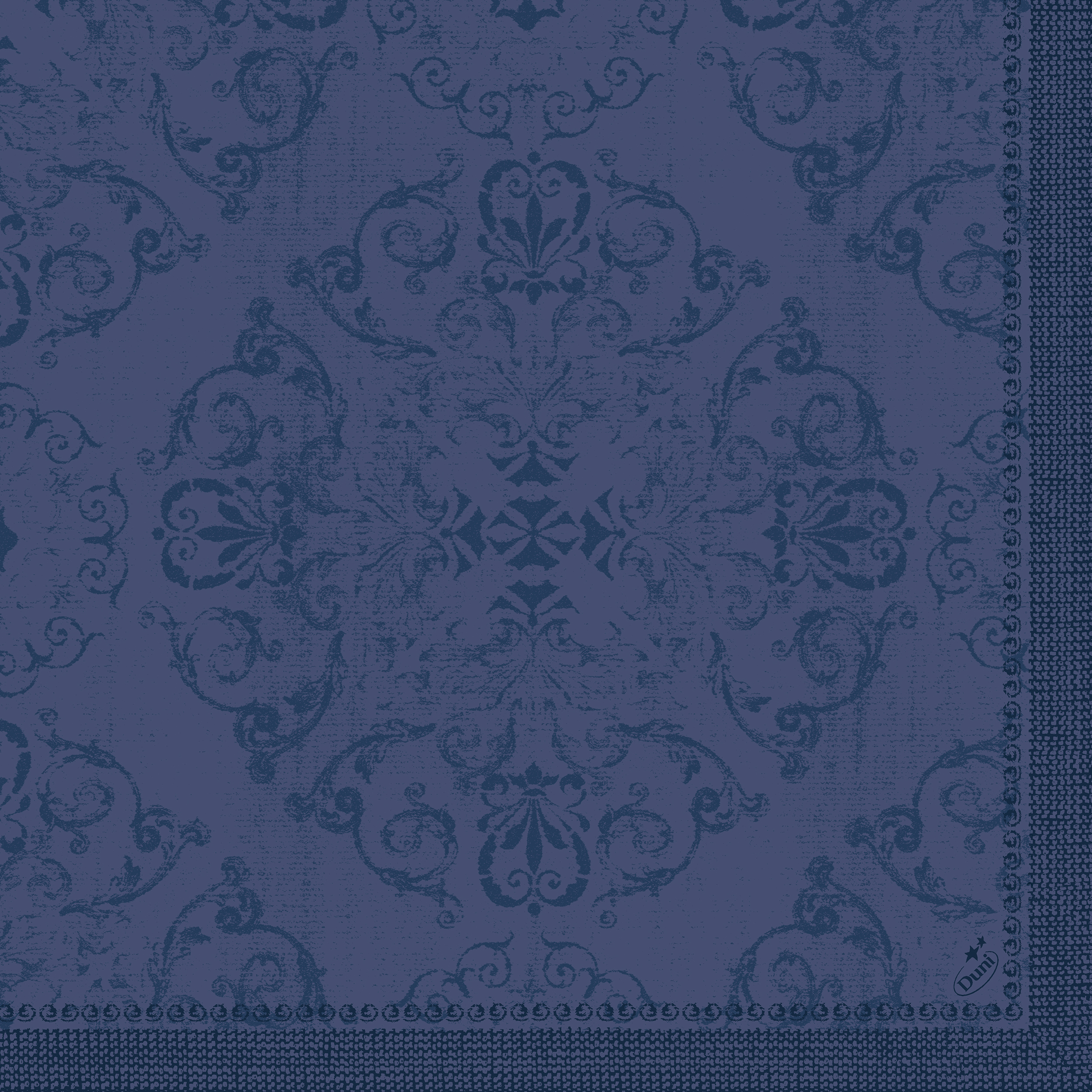 Dunilin-Servietten 1/4 Falz, 40 x 40 cm, Opulent Dark Blue