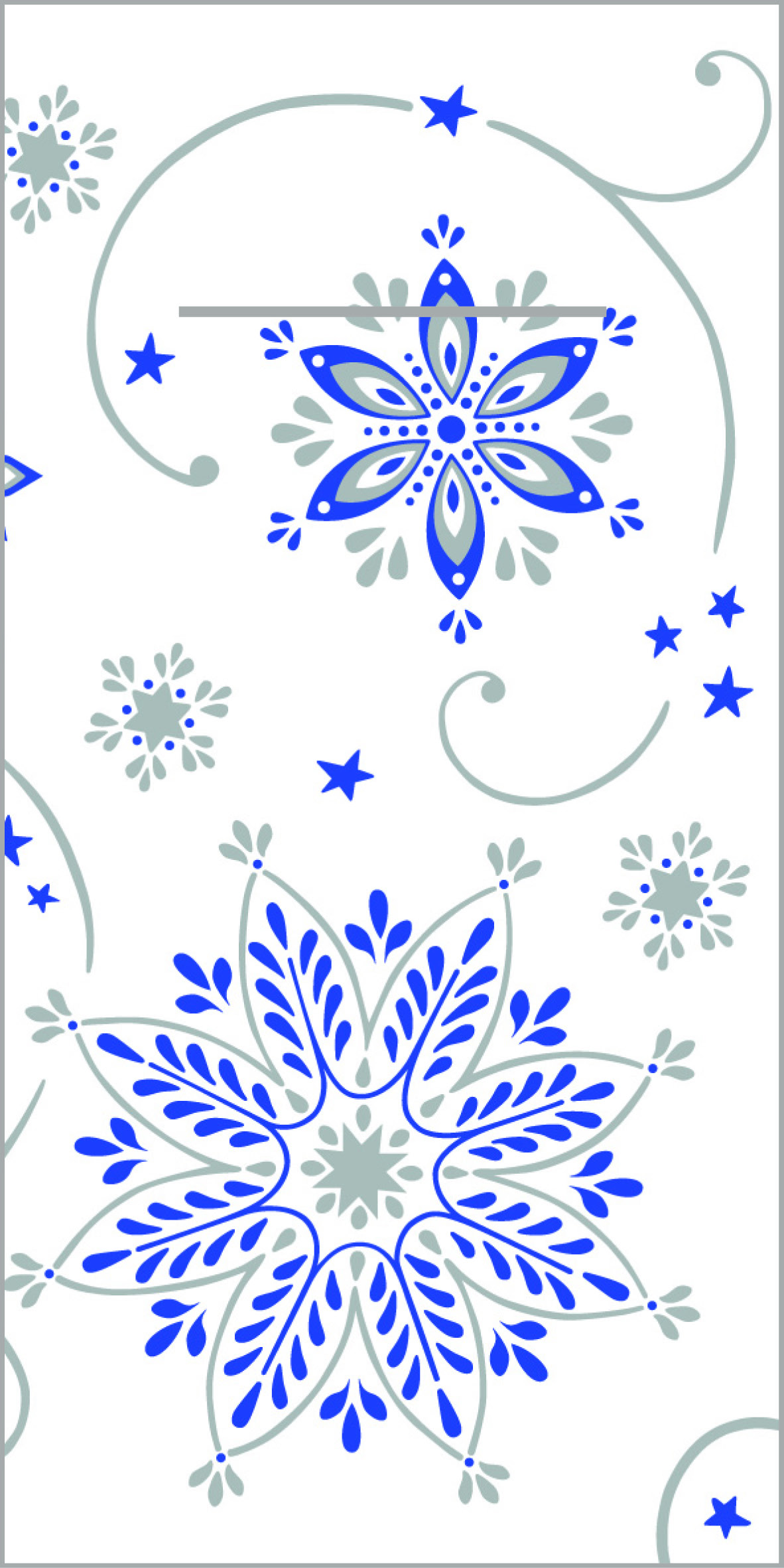 Mank Pocket-Napkins, Linclass 1/8 Falz, 40 x 40 cm , Cristal blau-silber
