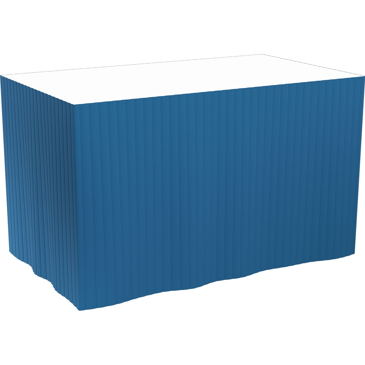 Dunicel-Tableskirts, selbstklebend , 72 cm, 5 Abschnitte à 4 m, dunkelblau